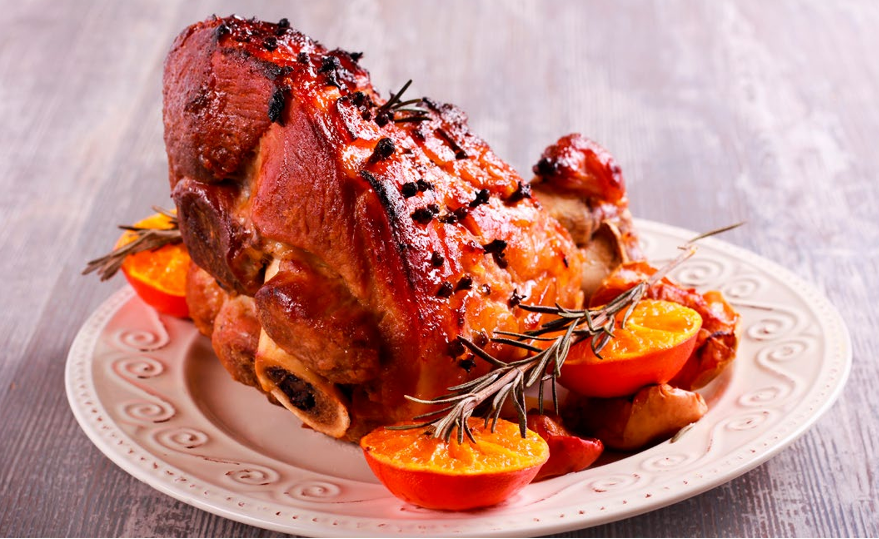 Honey-Glazed Pork with Orange